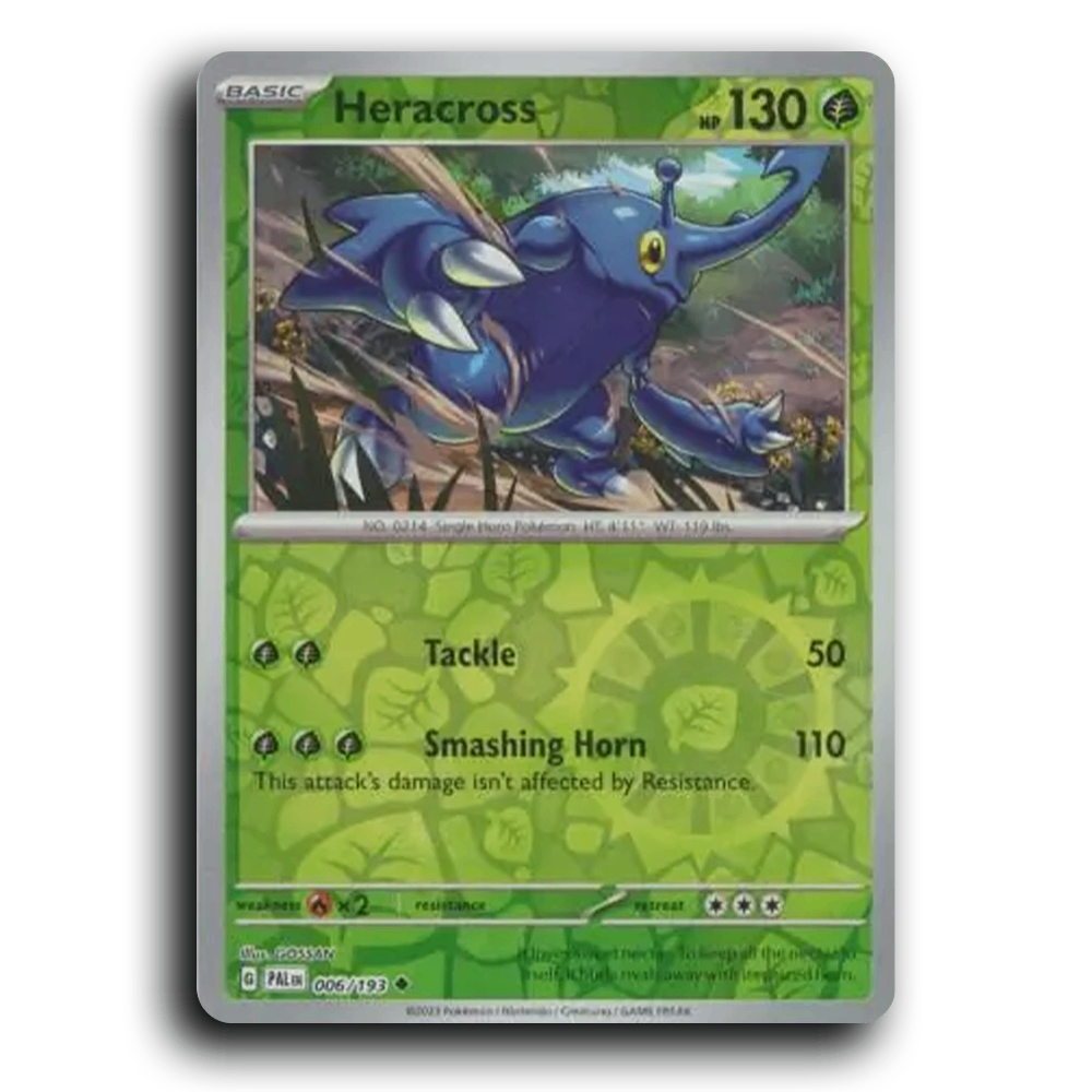 Heracross (006/193) [Paldea Evolved] Uncommon Pokemon Card TCG Near Mint NM Reverse Holo