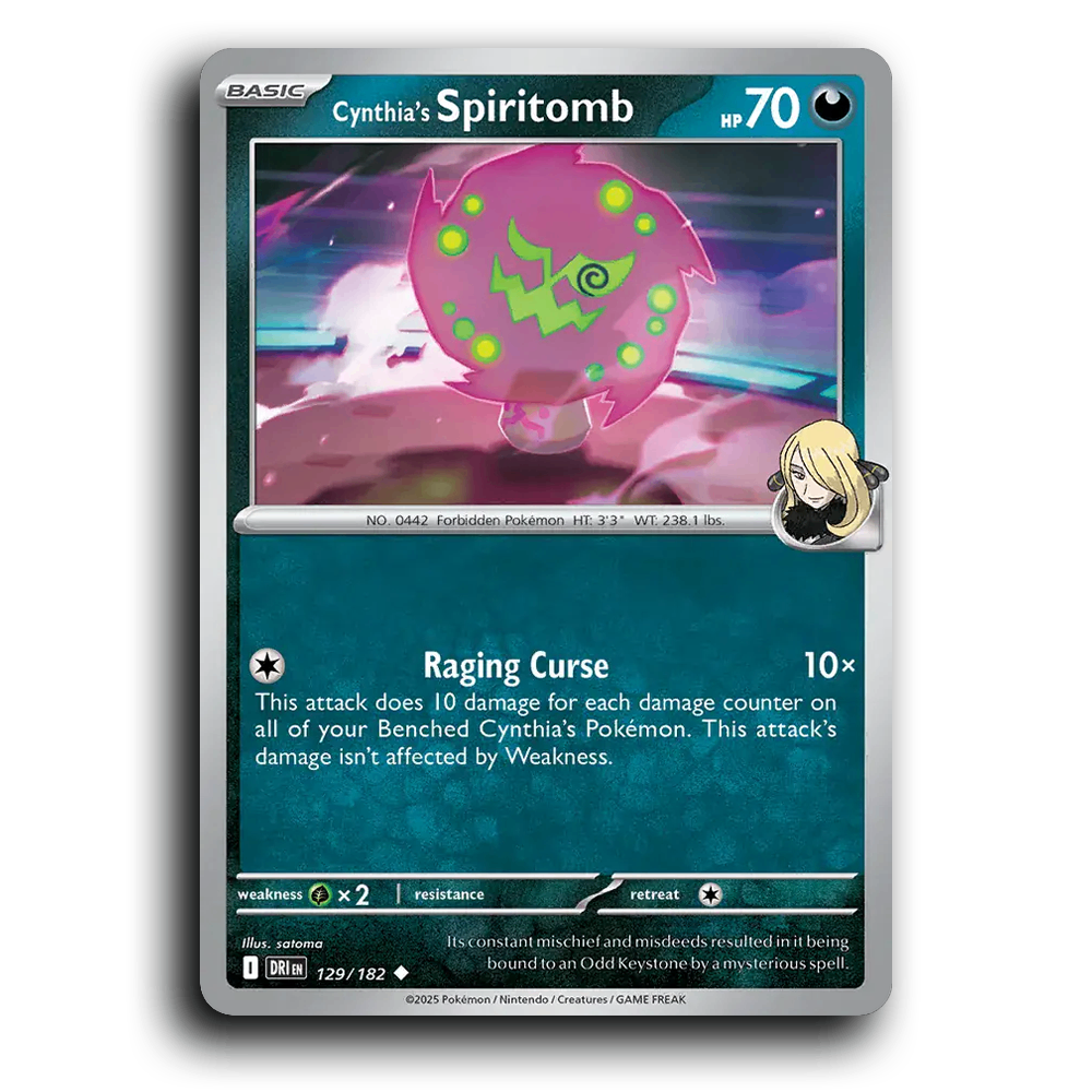 Cynthia's Spiritomb - 129/182 [SV10 - Destined Rivals]