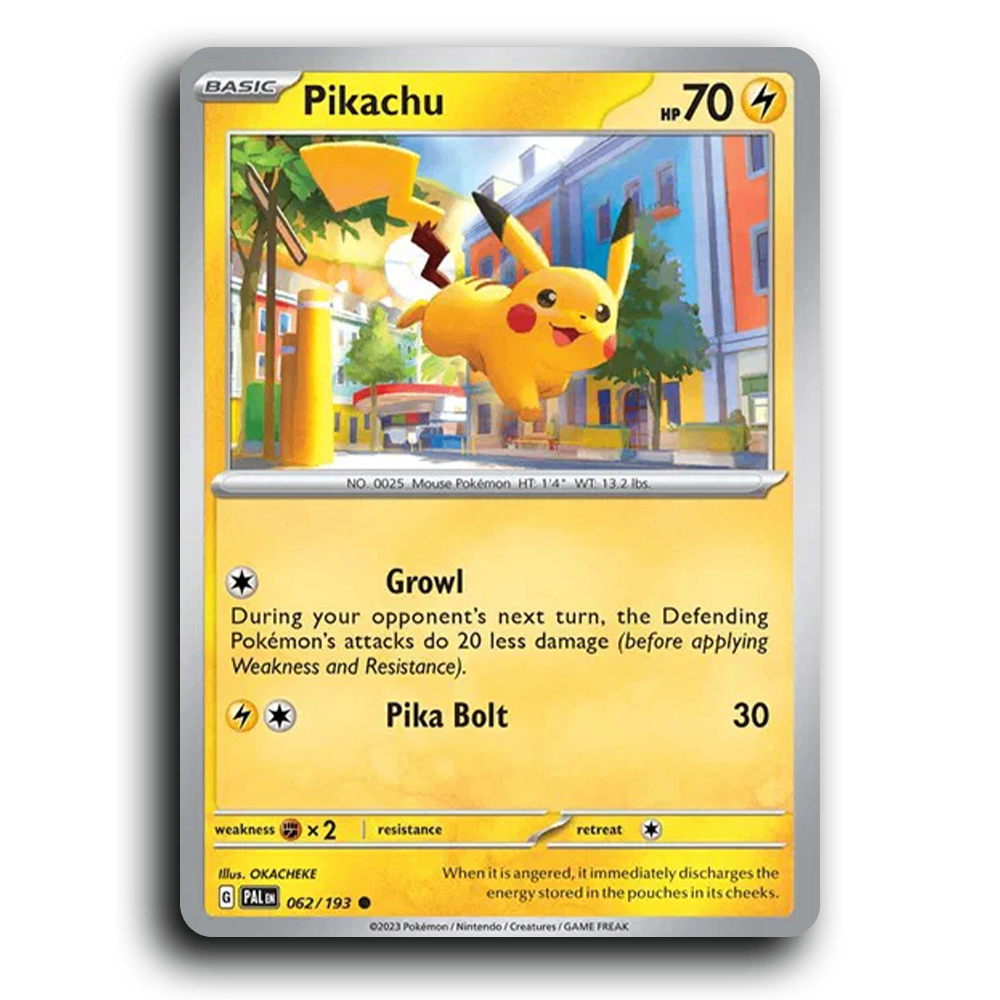 Pikachu (062/193) [Paldea Evolved] Common Pokemon Card TCG Near Mint NM