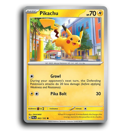 Pikachu (062/193) [Paldea Evolved] Common Pokemon Card TCG Near Mint NM