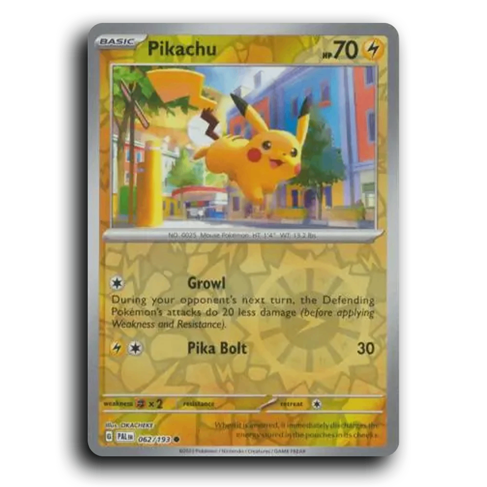 Pikachu (062/193) [Paldea Evolved] Common Pokemon Card TCG Near Mint NM Reverse Holo
