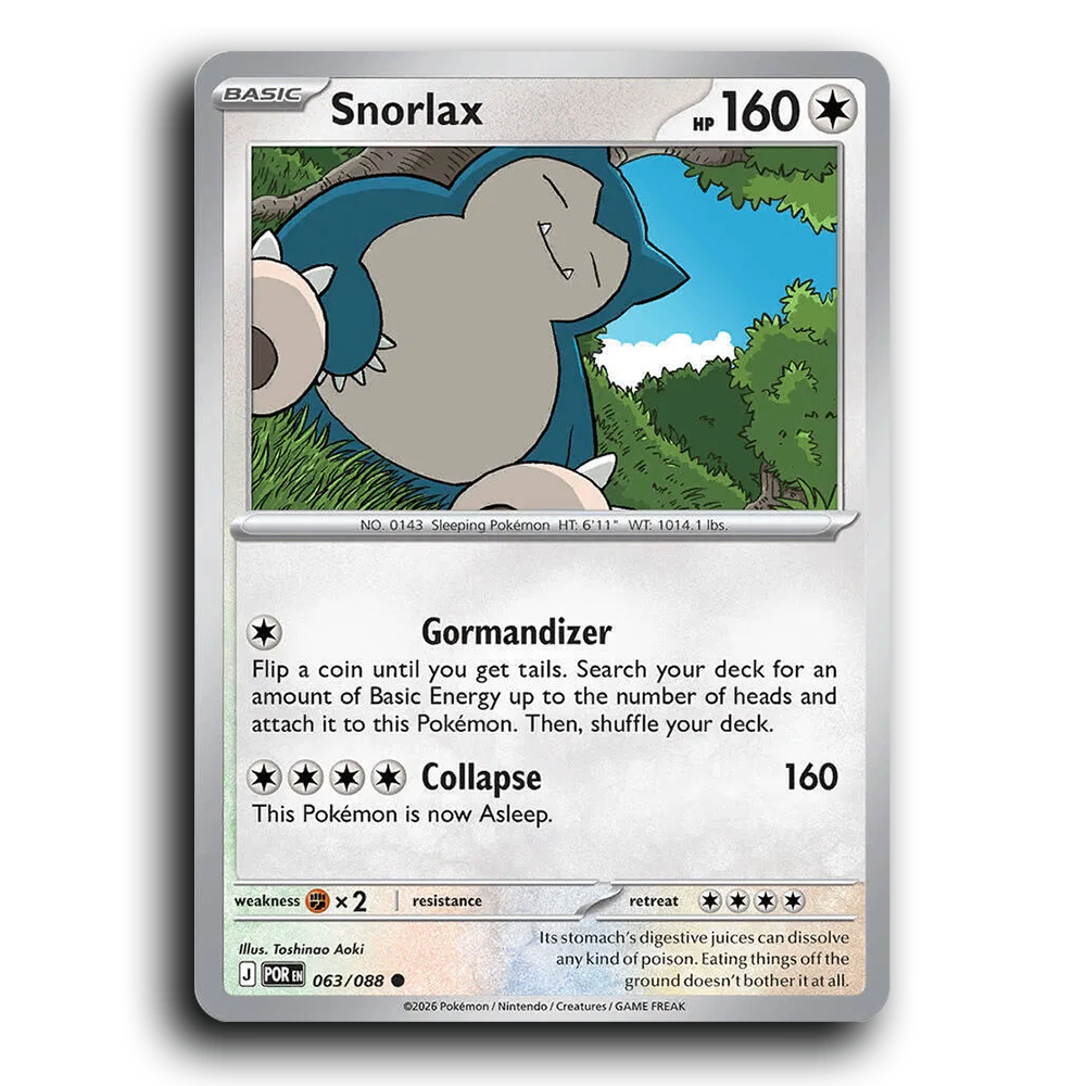 Snorlax (063/088) [Perfect Order]