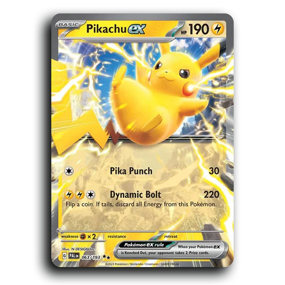 Pikachu ex (063/193) [Paldea Evolved] Double Rare Pokemon Card TCG Near Mint NM