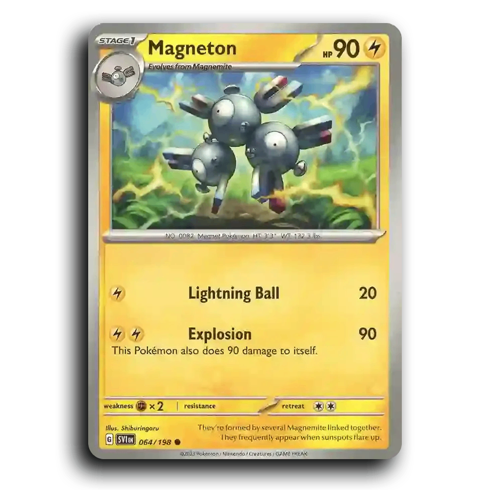 Magneton (064/198) [Scarlet & Violet] Common Shiburingaru Pokemon Card TCG Near Mint NM