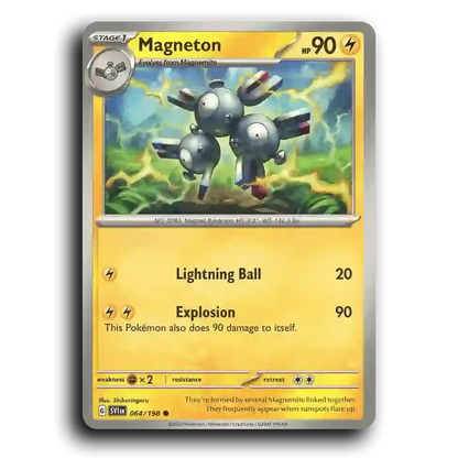Magneton (064/198) [Scarlet & Violet] Common Shiburingaru Pokemon Card TCG Near Mint NM