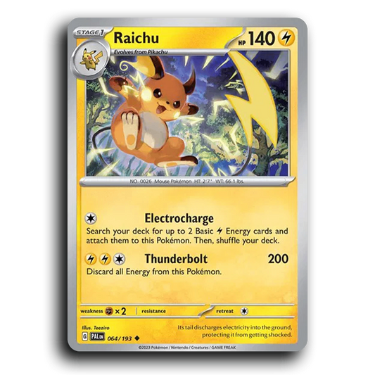Raichu (064/193) [Paldea Evolved] Uncommon Pokemon Card TCG Near Mint NM