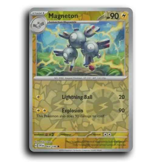 Magneton (064/198) [Scarlet & Violet] Common Shiburingaru Pokemon Card TCG Near Mint NM Reverse Holo