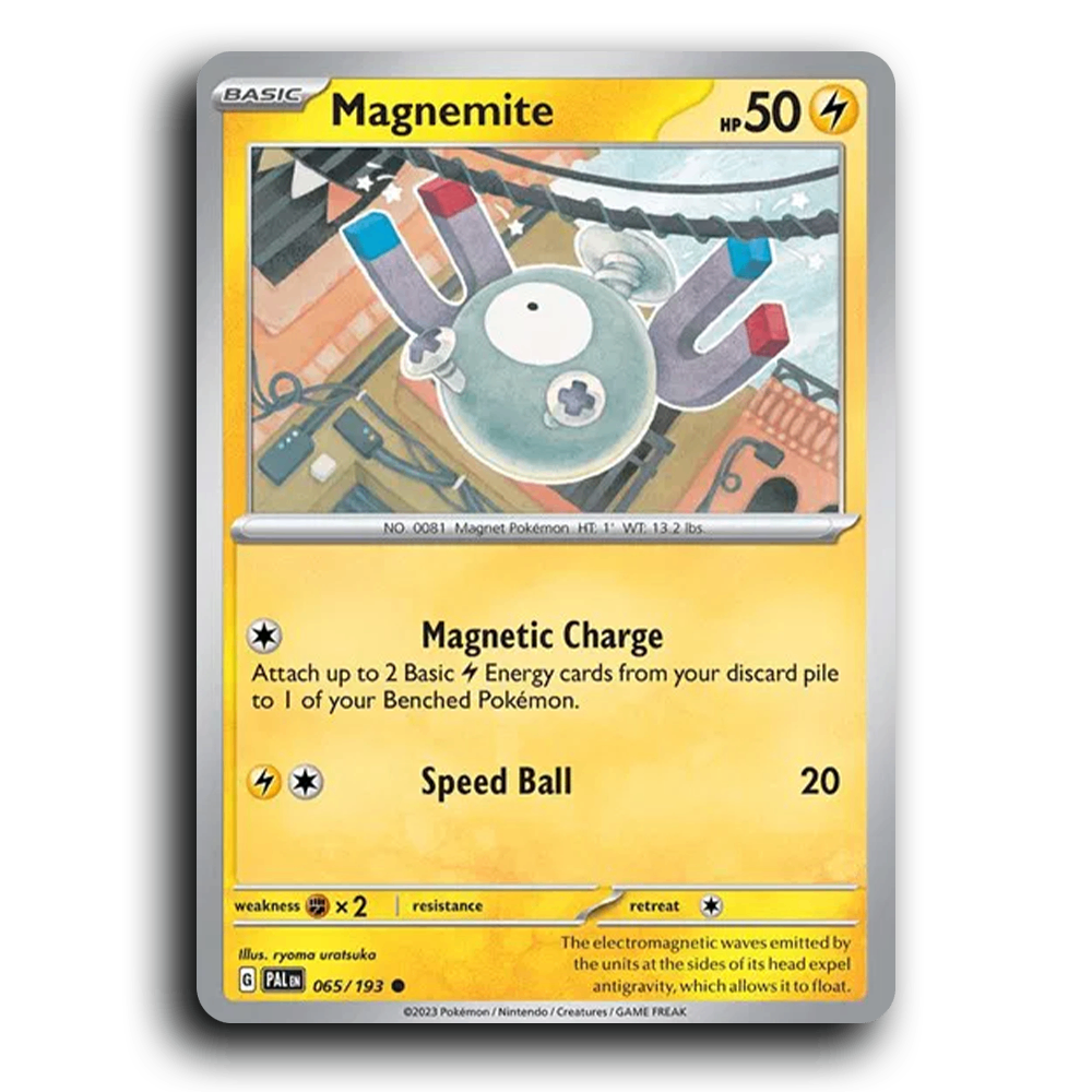 Magnemite (065/193) [Paldea Evolved] Common Pokemon Card TCG Near Mint NM