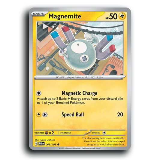 Magnemite (065/193) [Paldea Evolved] Common Pokemon Card TCG Near Mint NM