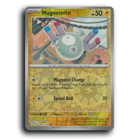 Magnemite (065/193) [Paldea Evolved] Common Pokemon Card TCG Near Mint NM Reverse Holo