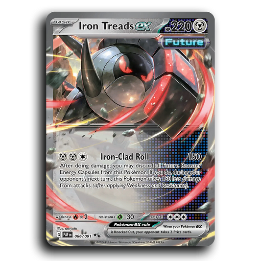 Iron Treads ex (066/091) [Paldean Fates]