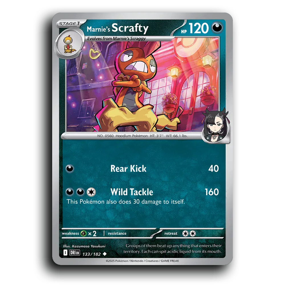 Marnie's Scrafty - 133/182 [SV10 - Destined Rivals]