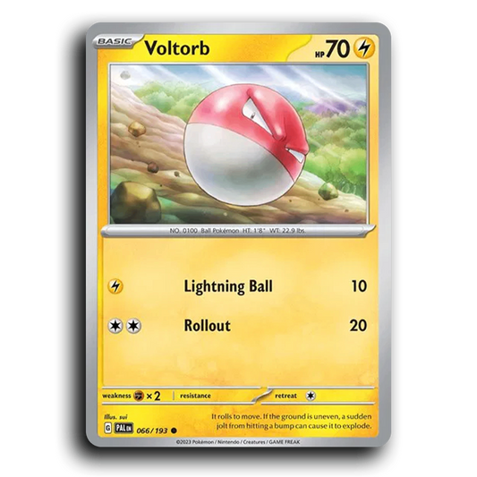 Voltorb (066/193) [Paldea Evolved] Common Pokemon Card TCG Near Mint NM