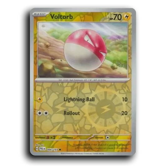 Voltorb (066/193) [Paldea Evolved] Common Pokemon Card TCG Near Mint NM Reverse Holo