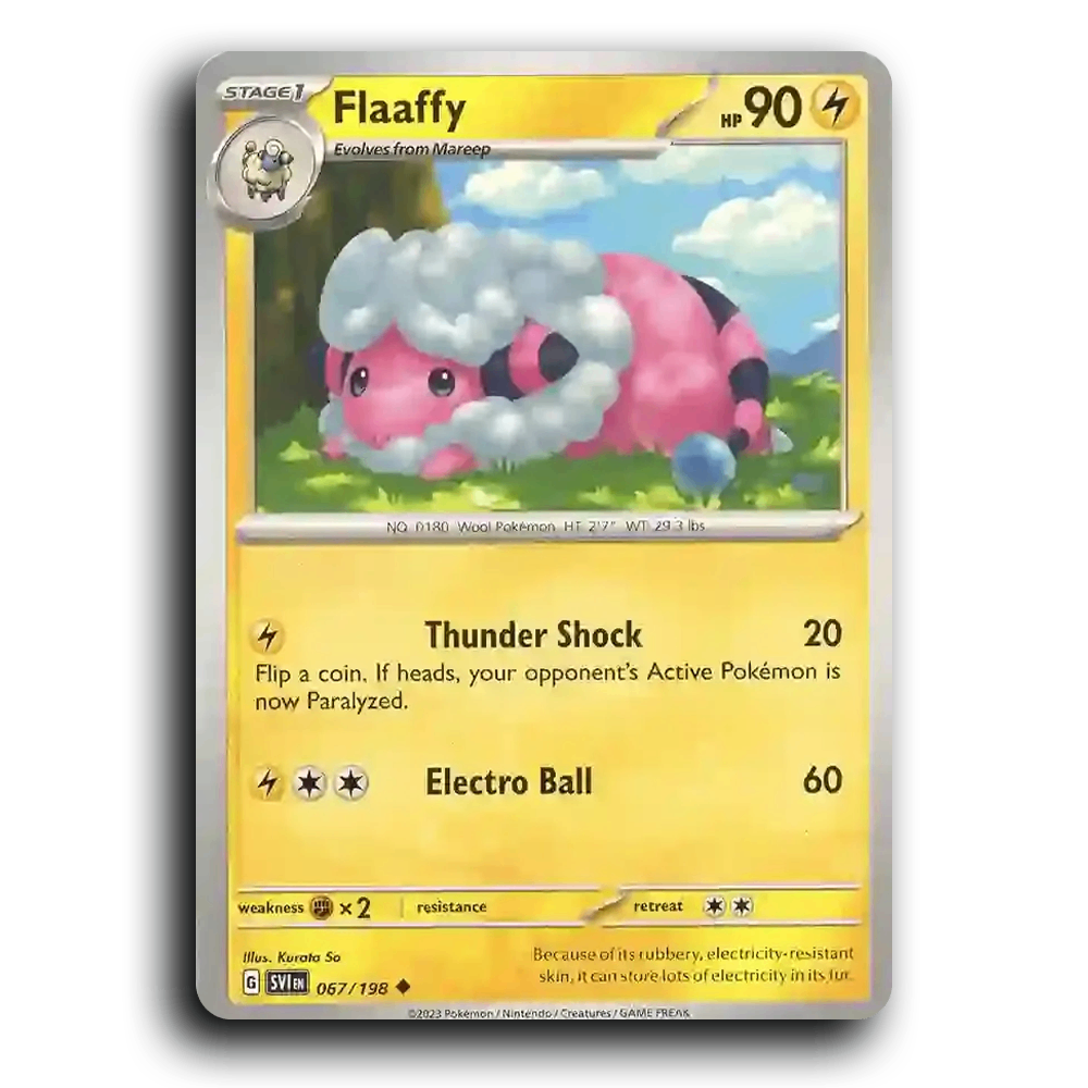 Flaaffy (067/198) [Scarlet & Violet] Uncommon Kurata So Pokemon Card TCG Near Mint NM