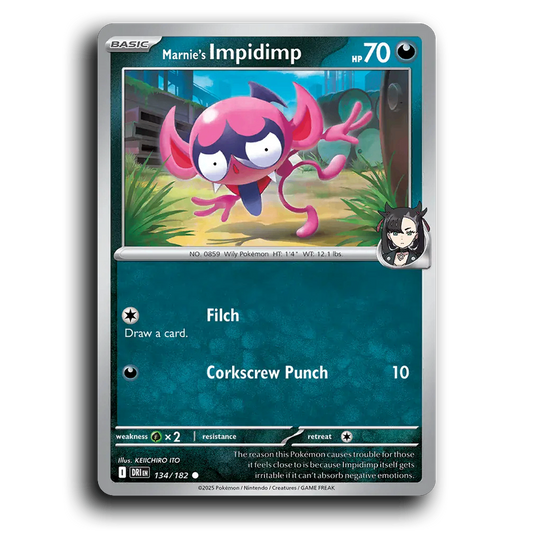 Marnie's Impidimp - 134/182 [SV10 - Destined Rivals]