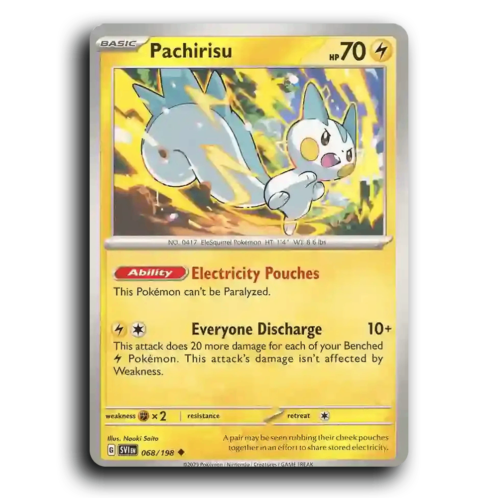 Pachirisu (068/198) [Scarlet & Violet] Uncommon Naoki Saito Pokemon Card TCG Near Mint NM