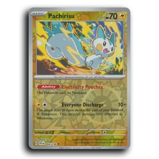 Pachirisu (068/198) [Scarlet & Violet] Uncommon Naoki Saito Pokemon Card TCG Near Mint NM Reverse Holo