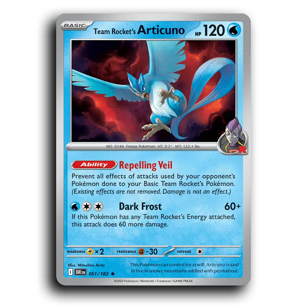 Team Rocket's Articuno - 051/182 [Destined Rivals]