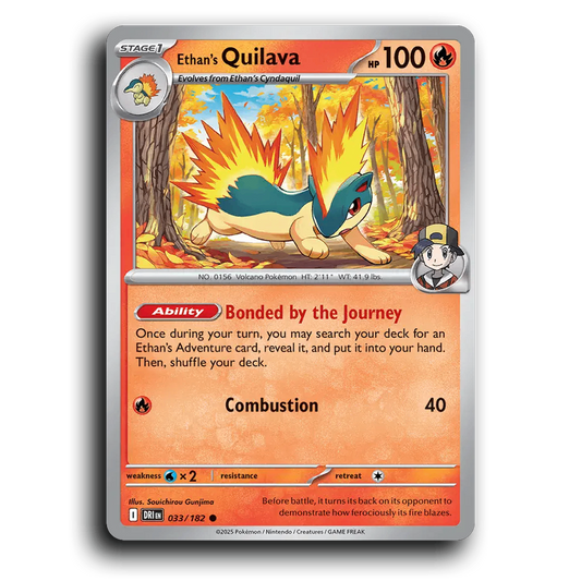 Ethan's Quilava - 033/182 [Destined Rivals]