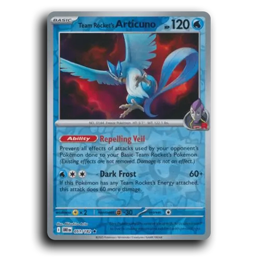 Team Rocket's Articuno (051/182) [Destined Rivals]