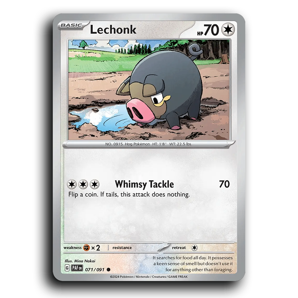 Lechonk (071/091) [Paldean Fates]