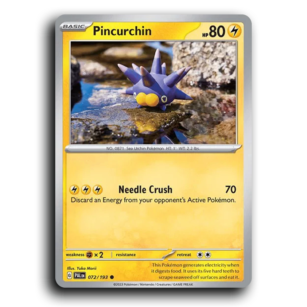 Pincurchin (072/193) [Paldea Evolved] Common Pokemon Card TCG Near Mint NM