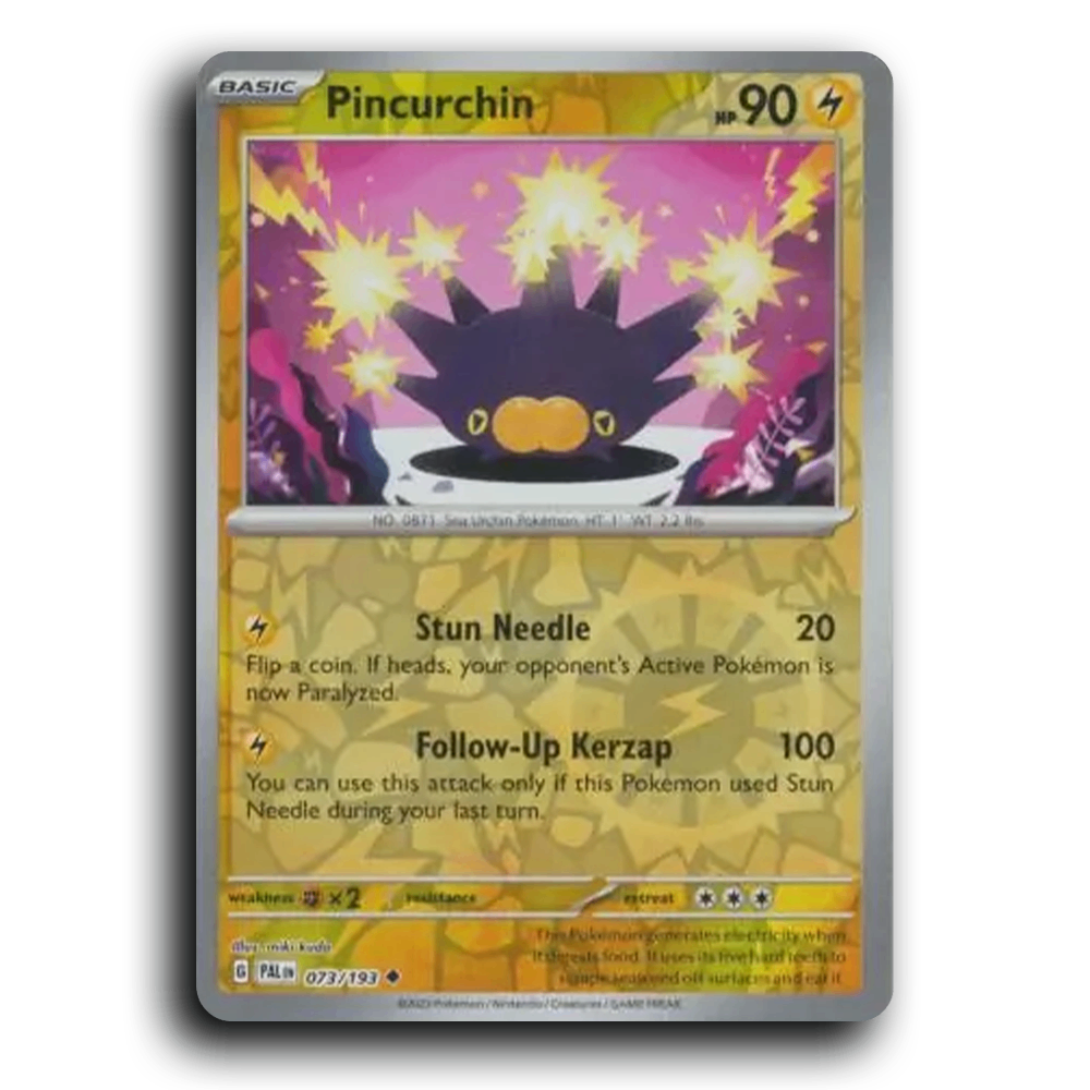 Pincurchin (073/193) [Paldea Evolved] Uncommon Pokemon Card TCG Near Mint NM Reverse Holo