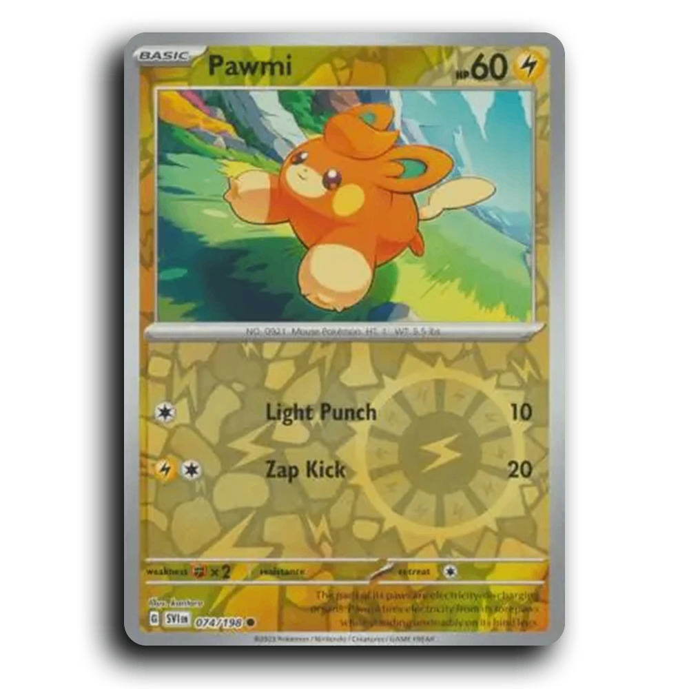 Pawmi (074/198) [Scarlet & Violet] Common kantaro Pokemon Card TCG Near Mint NM Reverse Holo