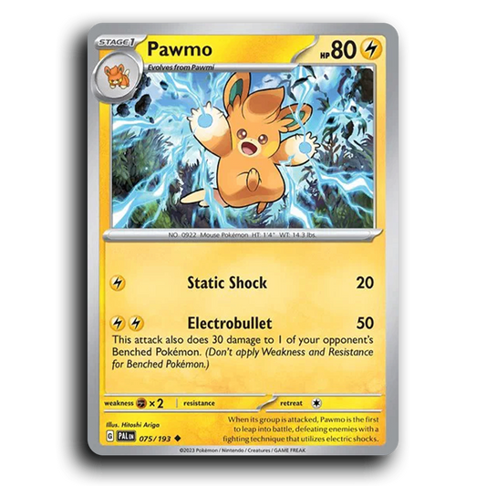Pawmo (075/193) [Paldea Evolved] Uncommon Pokemon Card TCG Near Mint NM
