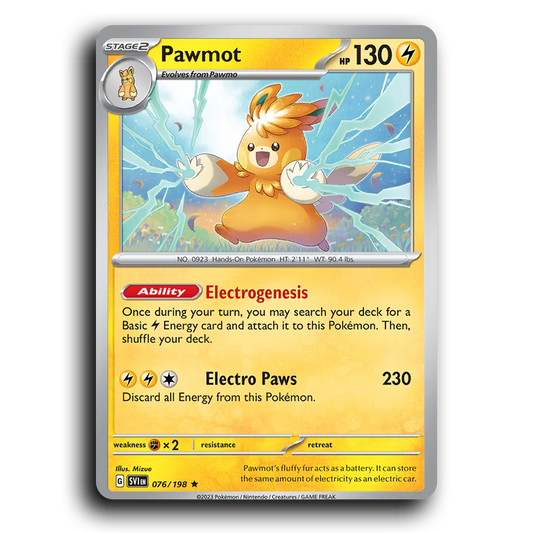Pawmot (076/198) [Scarlet & Violet] Rare Mizue Pokemon Card TCG Near Mint NM