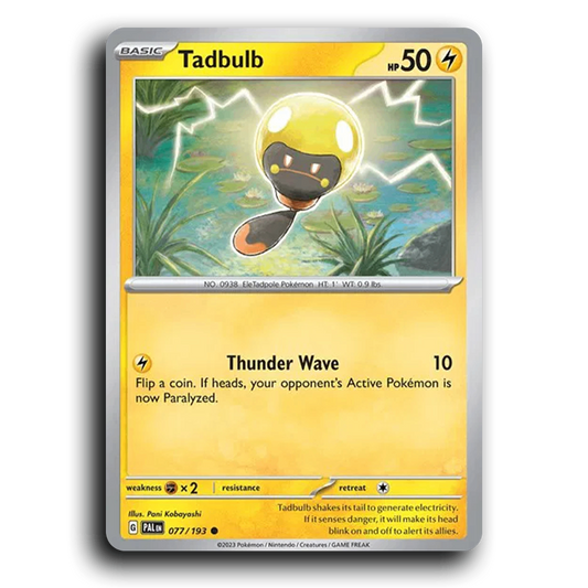 Tadbulb (077/193) [Paldea Evolved] Common Pokemon Card TCG Near Mint NM