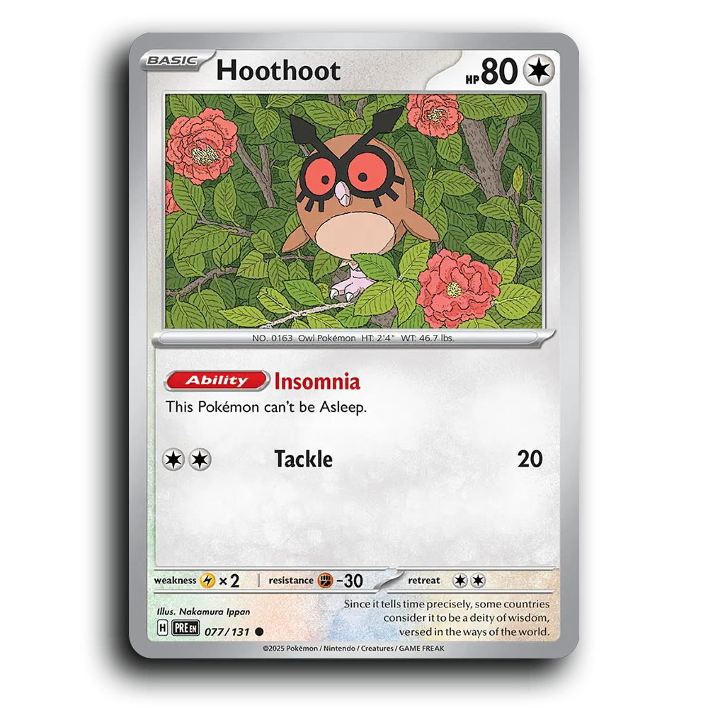 Hoothoot - 077/131 [Prismatic Evolutions]