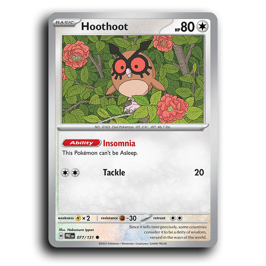 Hoothoot - 077/131 [Prismatic Evolutions]
