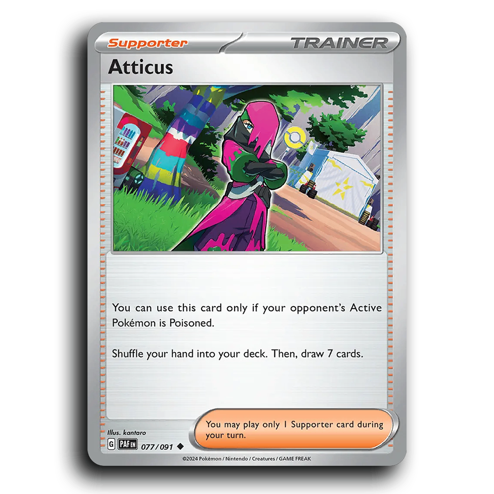 Atticus (077/091) [Paldean Fates]