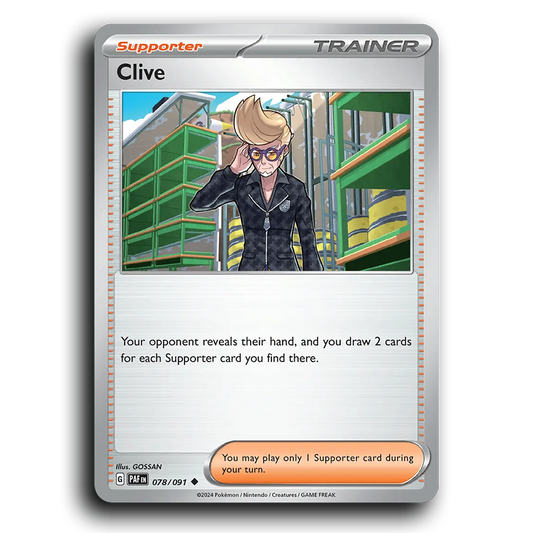 Clive (078/091) [Paldean Fates]