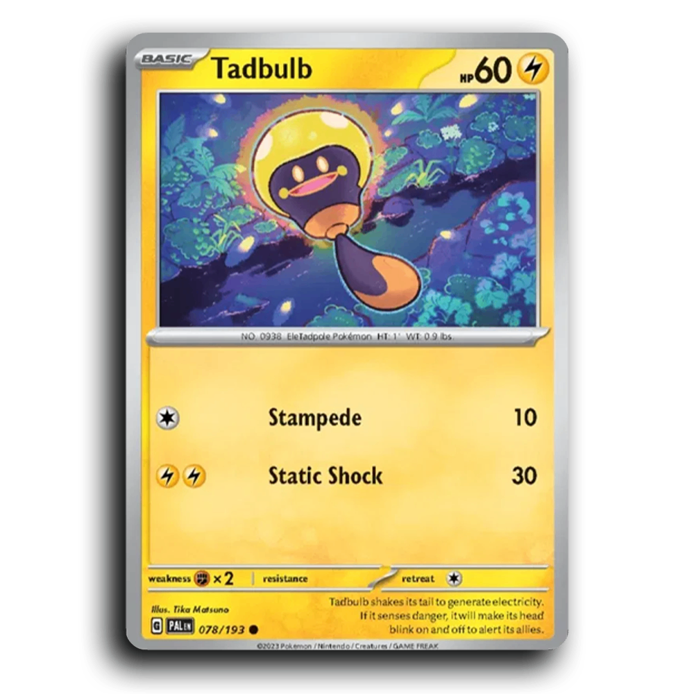 Tadbulb (078/193) [Paldea Evolved] Common Pokemon Card TCG Near Mint NM
