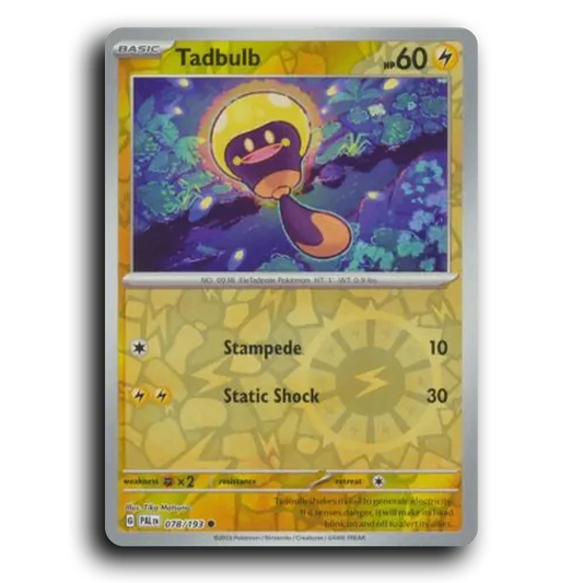 Tadbulb (078/193) [Paldea Evolved] Common Pokemon Card TCG Near Mint NM Reverse Holo