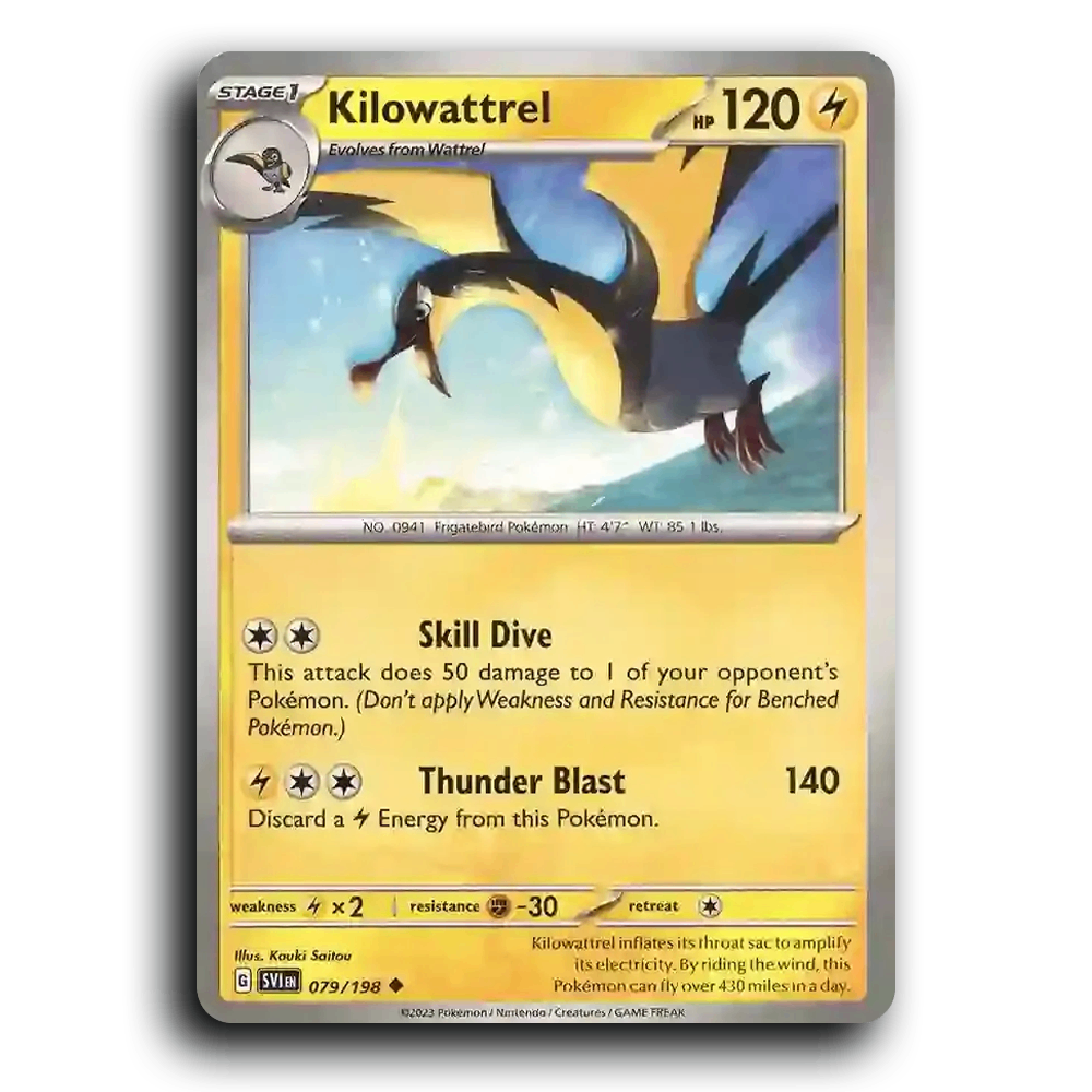 Kilowattrel (079/198) [Scarlet & Violet] Uncommon Kouki Saitou Pokemon Card TCG Near Mint NM