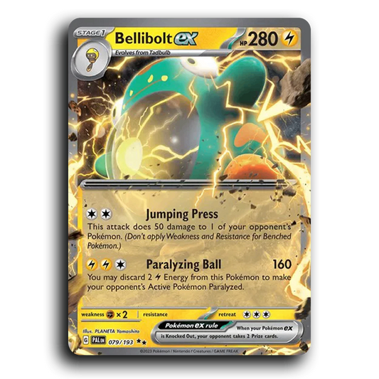 Bellibolt ex (079/193) [Paldea Evolved] Double Rare Pokemon Card TCG Near Mint NM