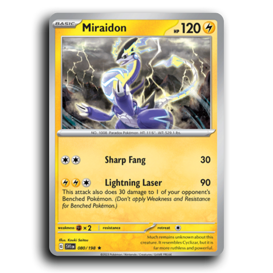 Miraidon (080/198) [Scarlet & Violet] Rare Kouki Saitou Pokemon Card TCG Near Mint NM