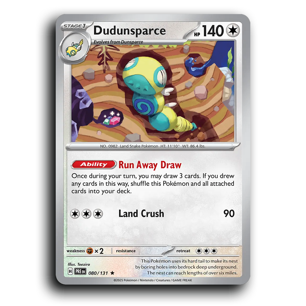 Dudunsparce - 080/131 [Prismatic Evolutions]