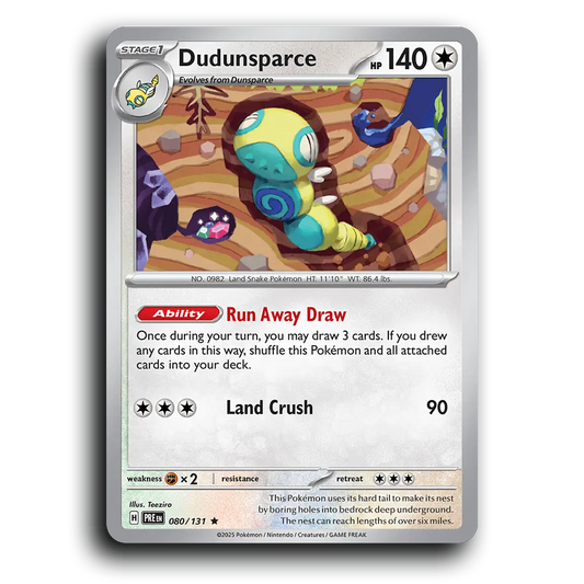 Dudunsparce - 080/131 [Prismatic Evolutions]
