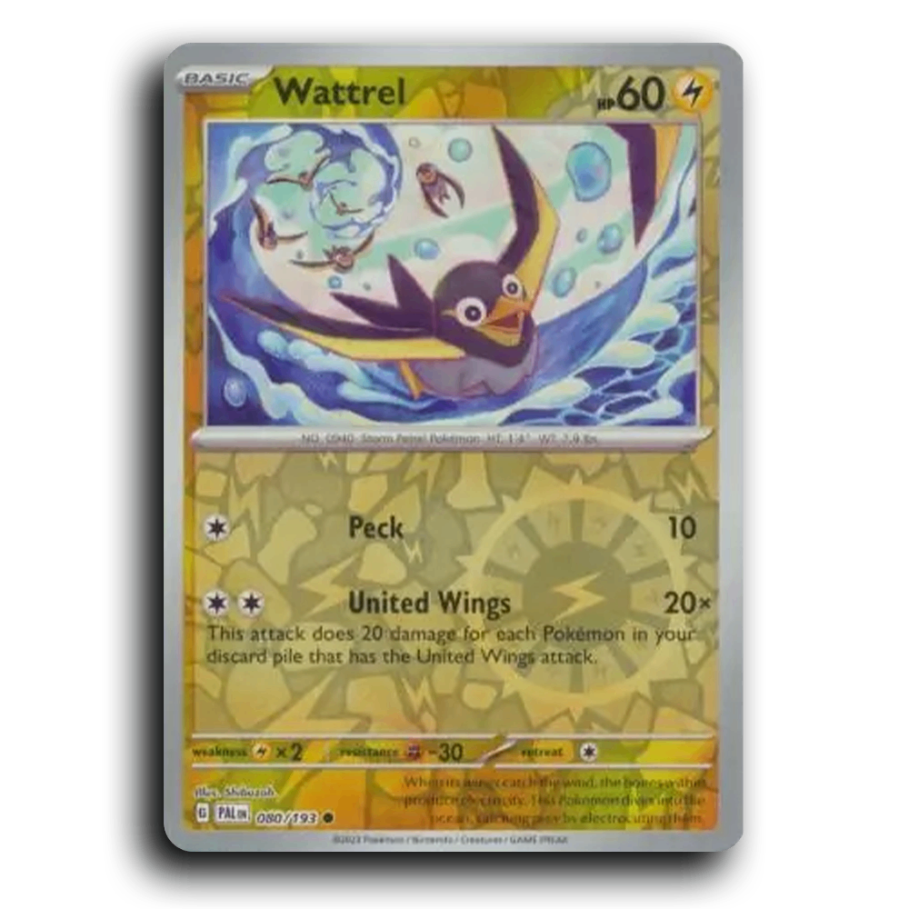 Wattrel (080/193) [Paldea Evolved] Common Pokemon Card TCG Near Mint NM Reverse Holo