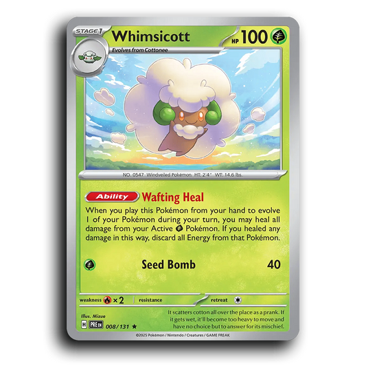 Whimsicott - 008/131 [Prismatic Evolutions]