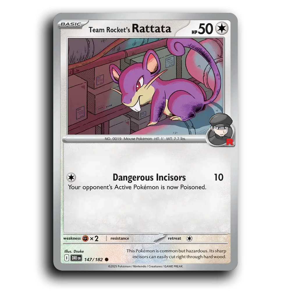 Team Rocket's Rattata - 147/182 [Destined Rivals]