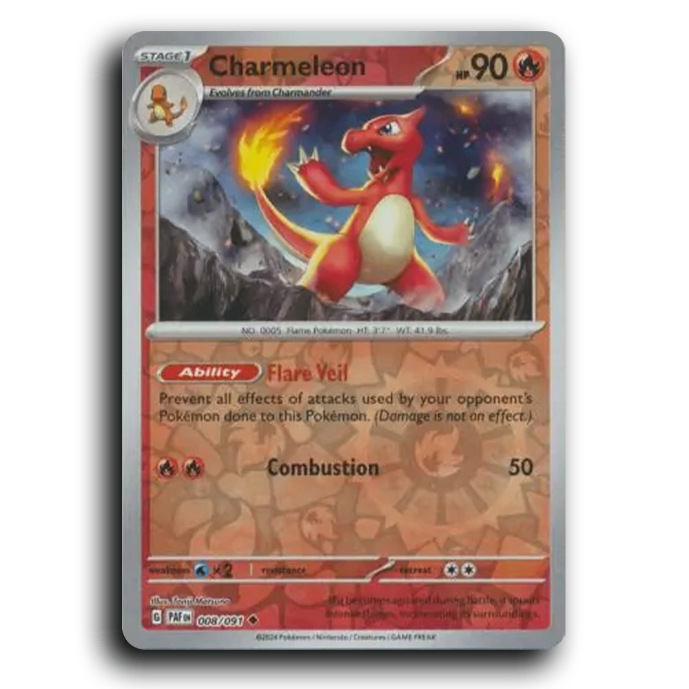 Charmeleon (008/091) [Paldean Fates]