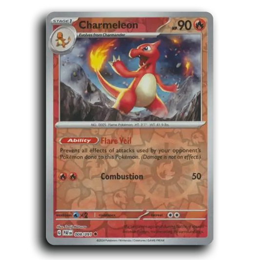 Charmeleon (008/091) [Paldean Fates]