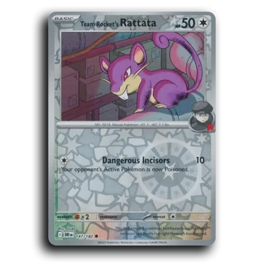 Team Rocket's Rattata (147/182) [Destined Rivals]
