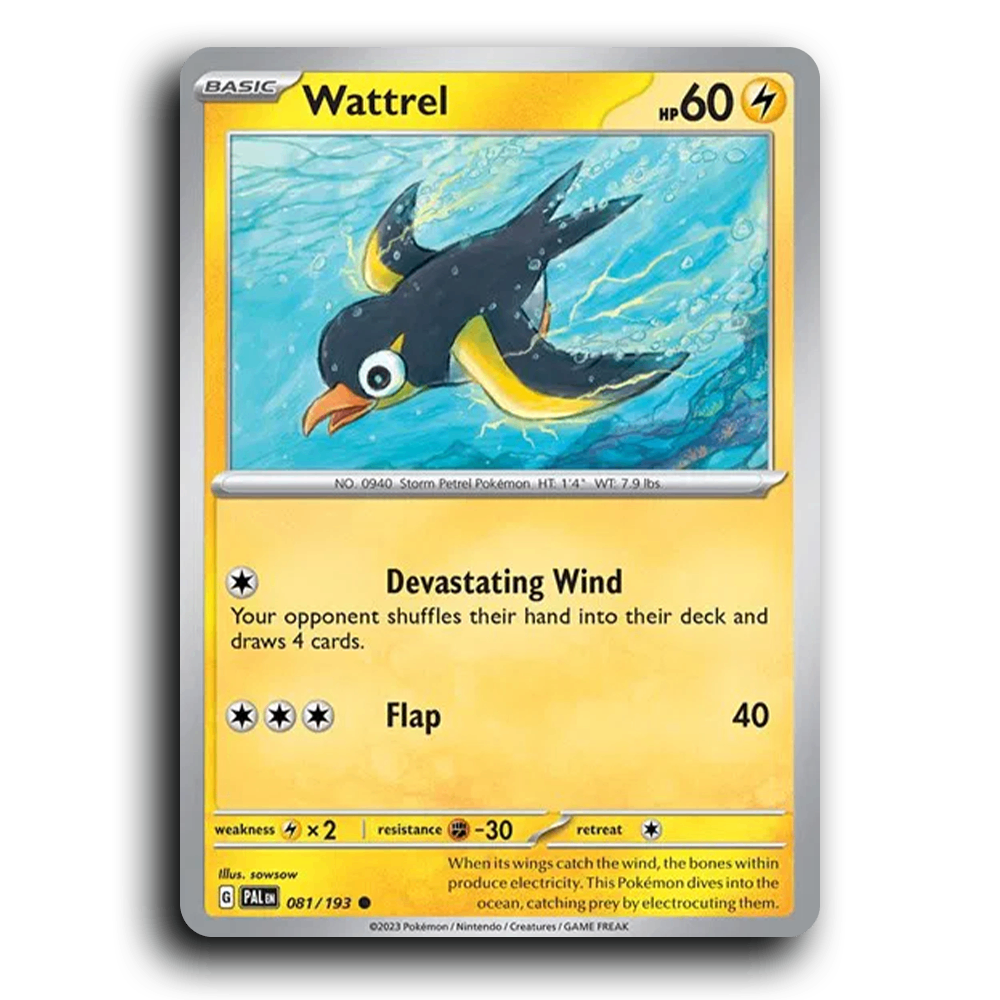 Wattrel (081/193) [Paldea Evolved] Common Pokemon Card TCG Near Mint NM